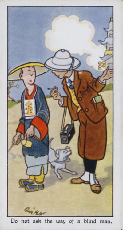 Do not ask the way of a blind man by René Bull